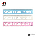 Shape Plastic Ruler for Office and School Stationery Use